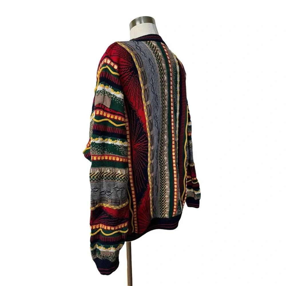 Coogi Mens Sweater -Missing Tag- Cotton Colorful - XL/XXL - Picture 6 of 10